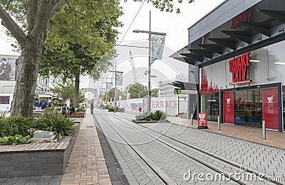 Quake City is a Canterbury Museumâ€™s special exhibition about the Canterbury earthquakes in 2010-2011 Editorial Stock Photo